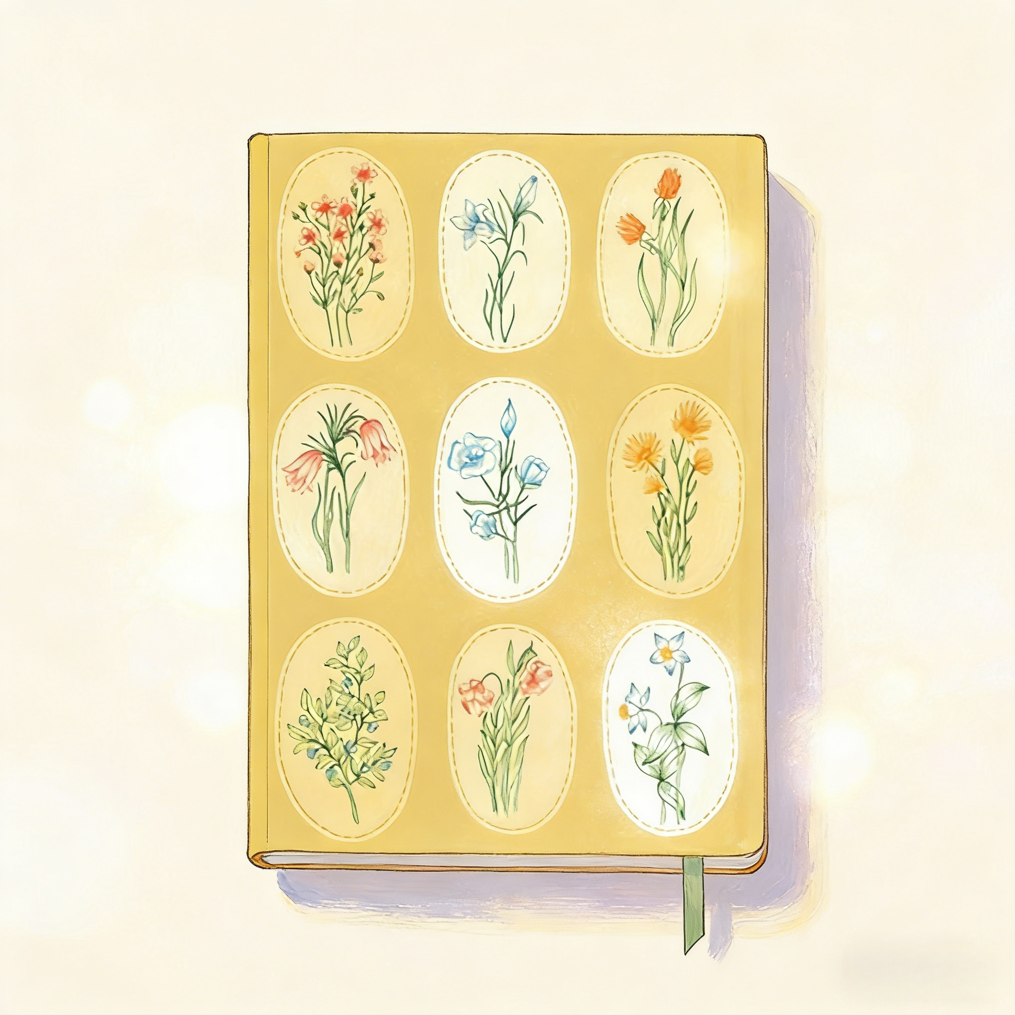 Productivity Planner-Flower pendant