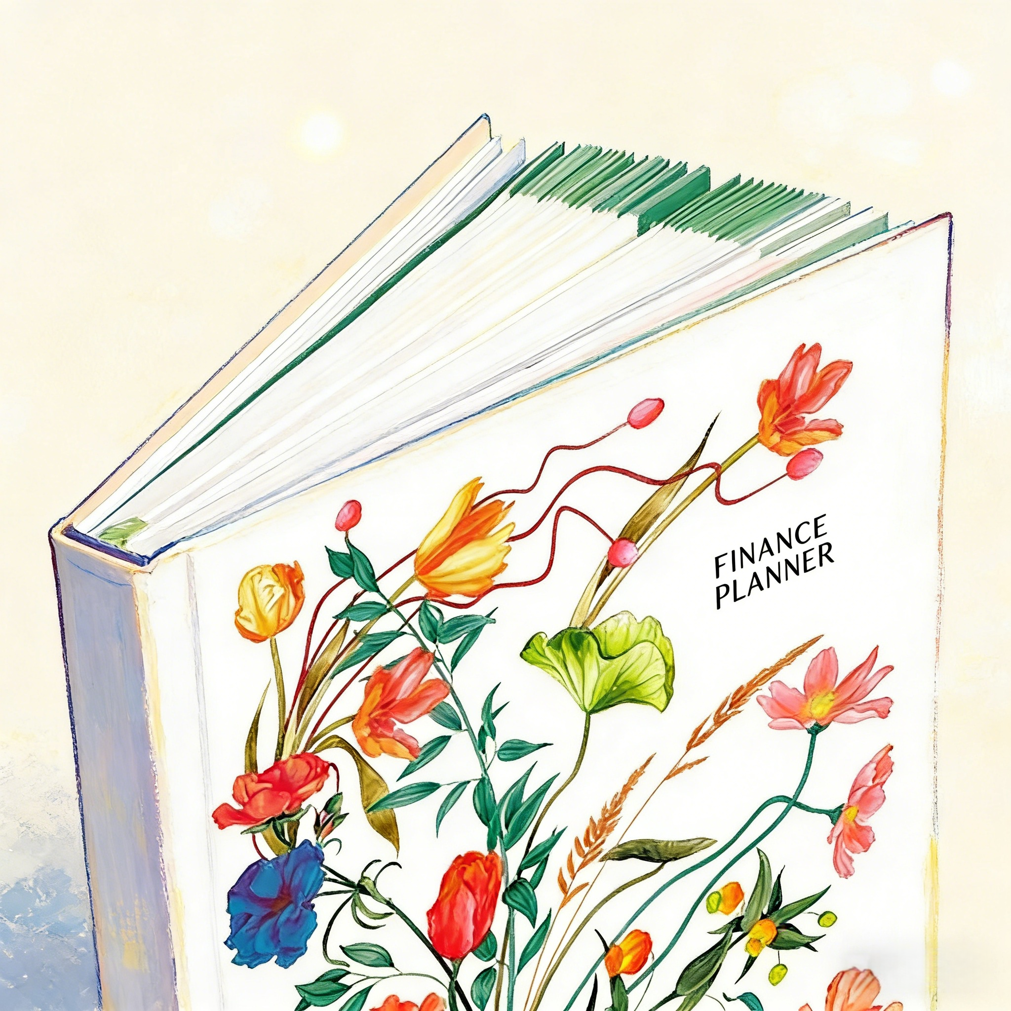 Hardback 2026 Weekly Diary-Wild Arrangement