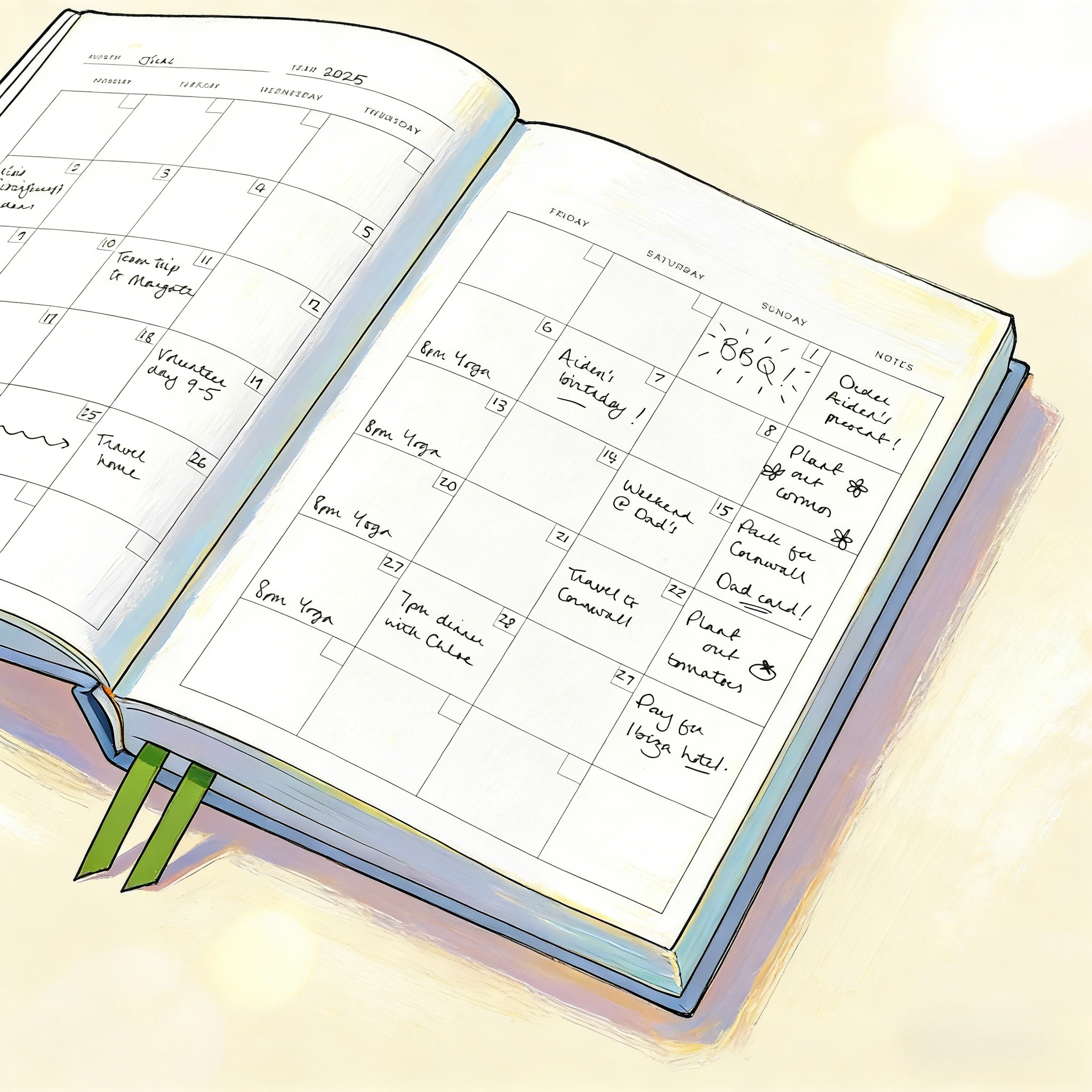 Hardback 2026 Weekly Diary-My favorite pet