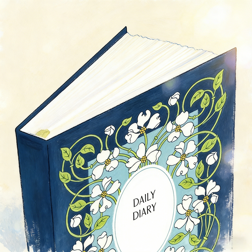 Undated Daily Diary-Evergreen