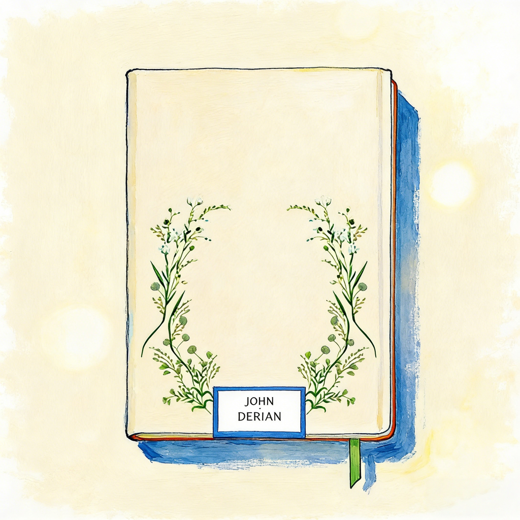 Undated Daily Diary-Cornflower