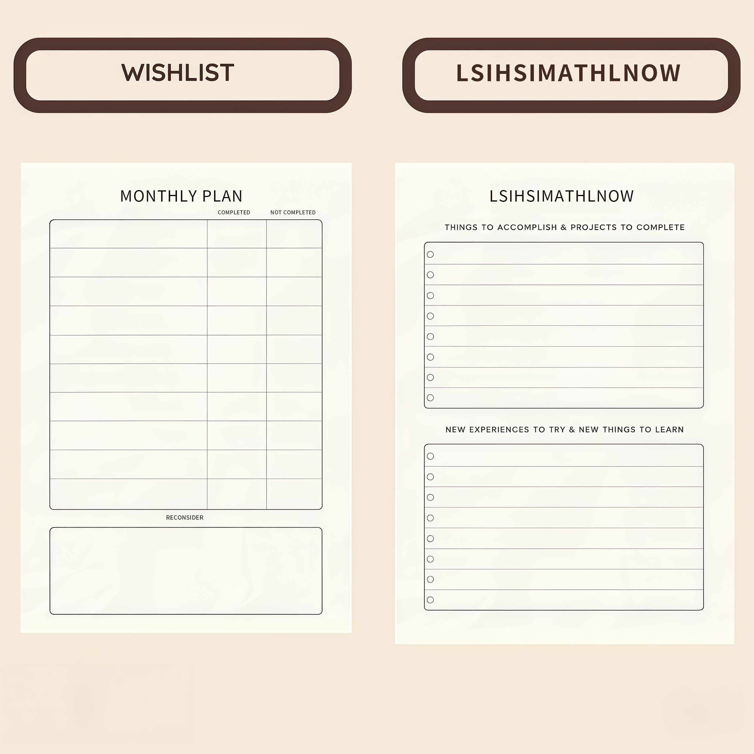 2026 Daily Planner ✨