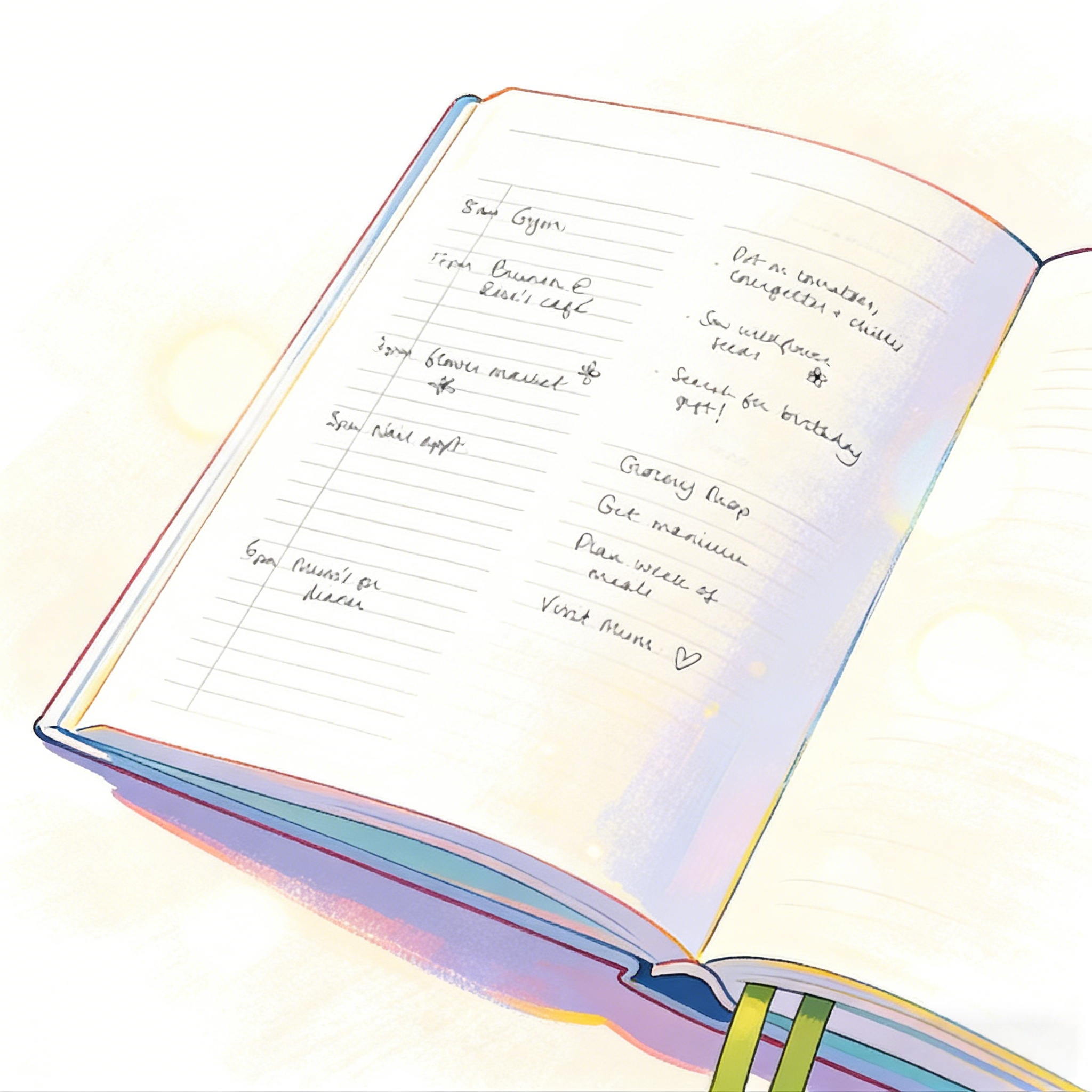 Undated Daily Diary-Evergreen