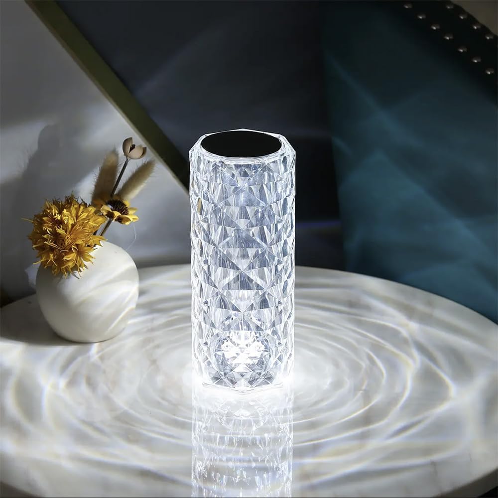 Crystal RGB Night Light with Remote & Touch Control