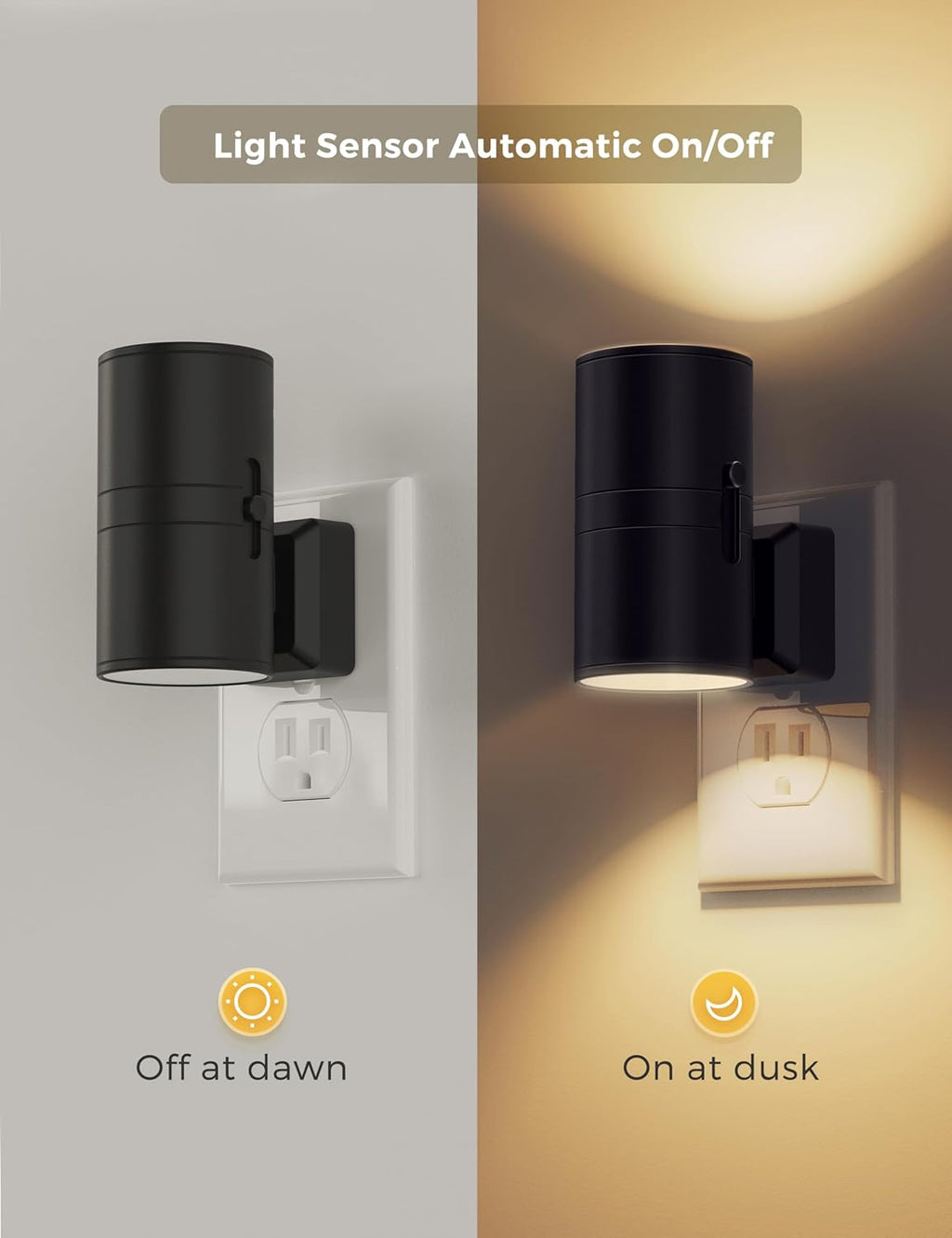 Plug-In Night Light, Dusk to Dawn
