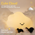Cute Cloud Night Light, USB Rechargeable Touch Lamp