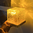 Ocean Wave Projection Light, 16-Color LED Cube Lamp with Remote