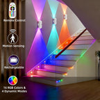 RGB Motion Sensor Wall Lights