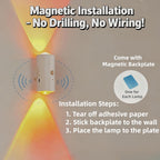 RGB Motion Sensor Wall Lights