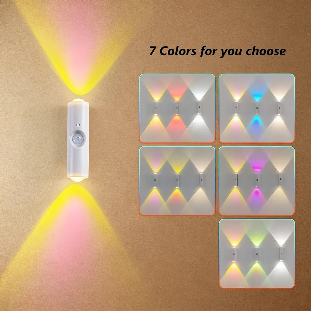 RGB Motion Sensor Wall Lights